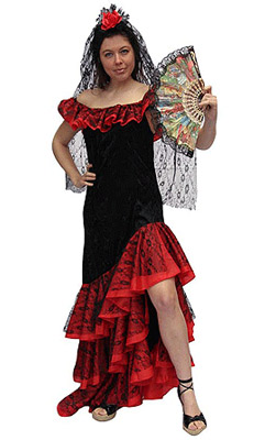 Flamenco carnavalsjurk