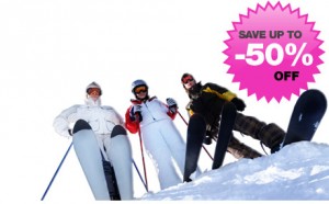 Tot wel 50% korting op het huren van ski's!