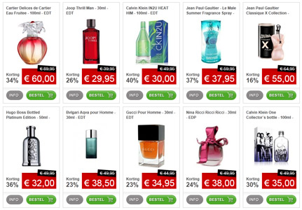 Goedkoop online parfums kopen